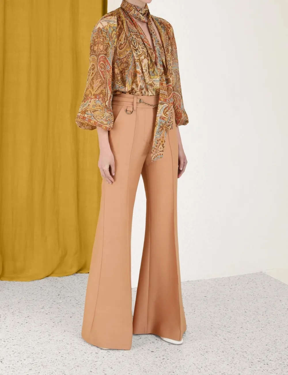 ZIMMERMANN Sensory Billow Blouse-Women Tops