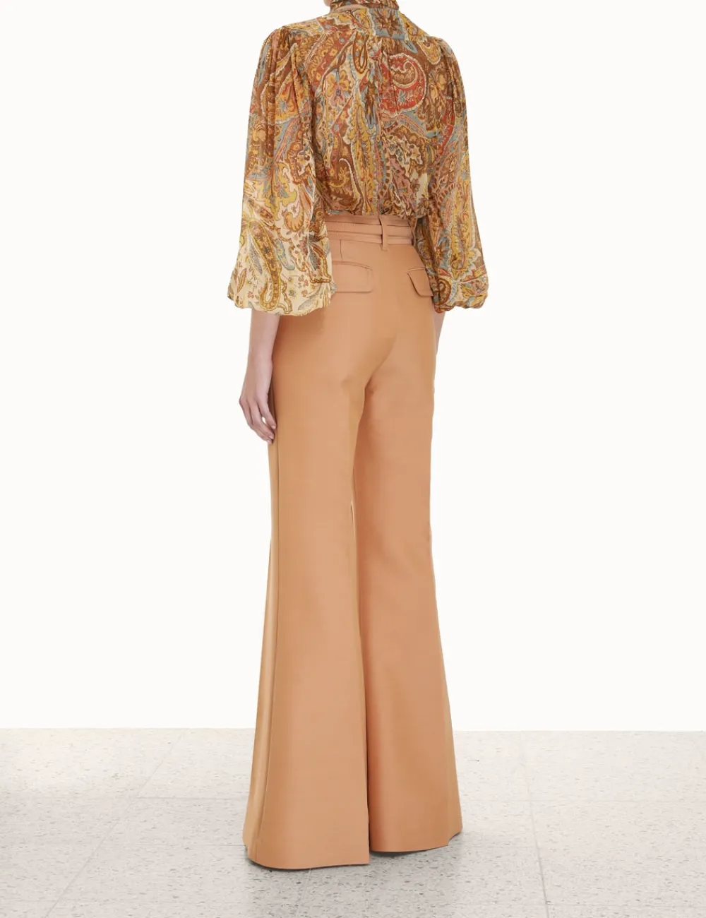 ZIMMERMANN Sensory Billow Blouse-Women Tops