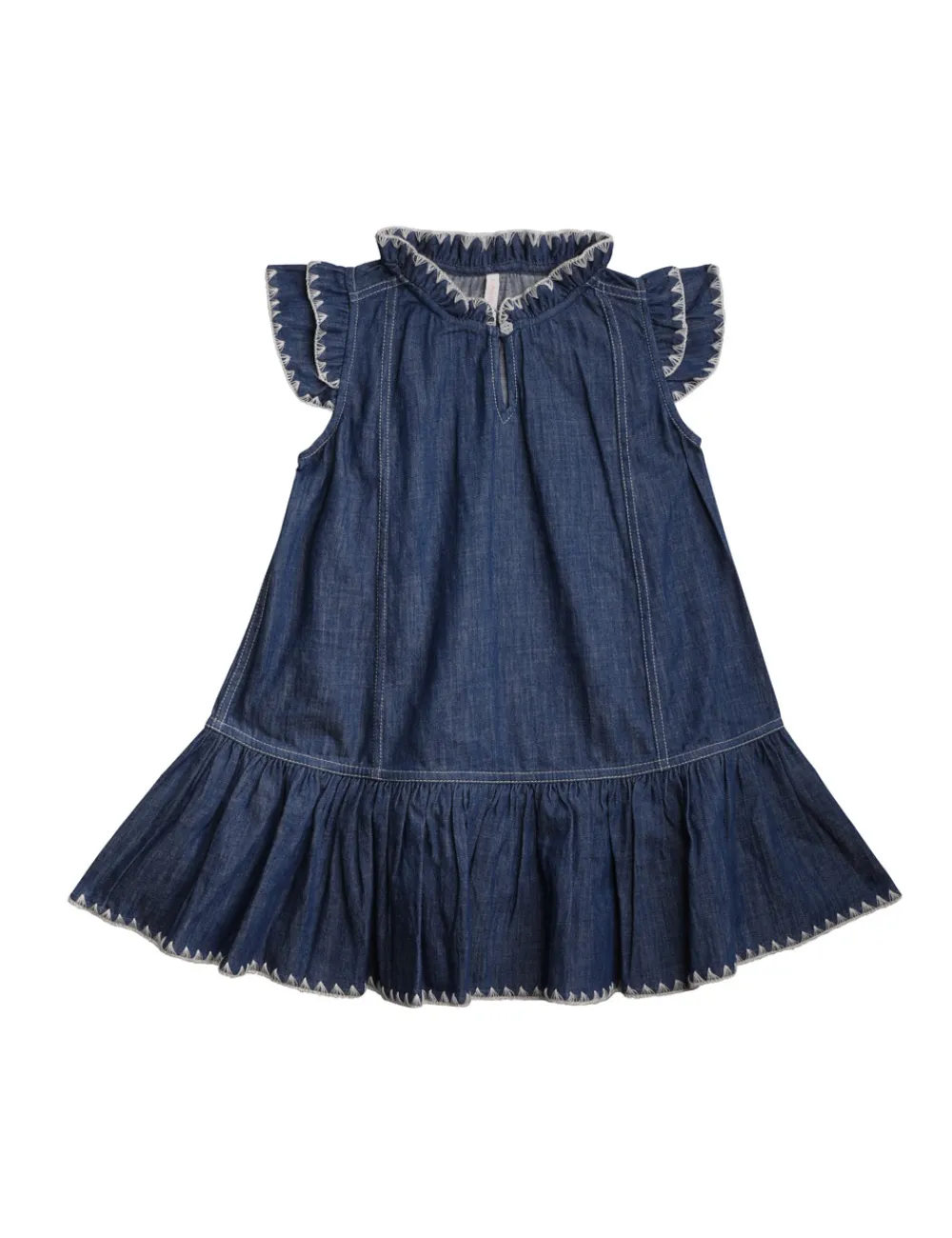 ZIMMERMANN Devi Denim Dress-Kids Denim