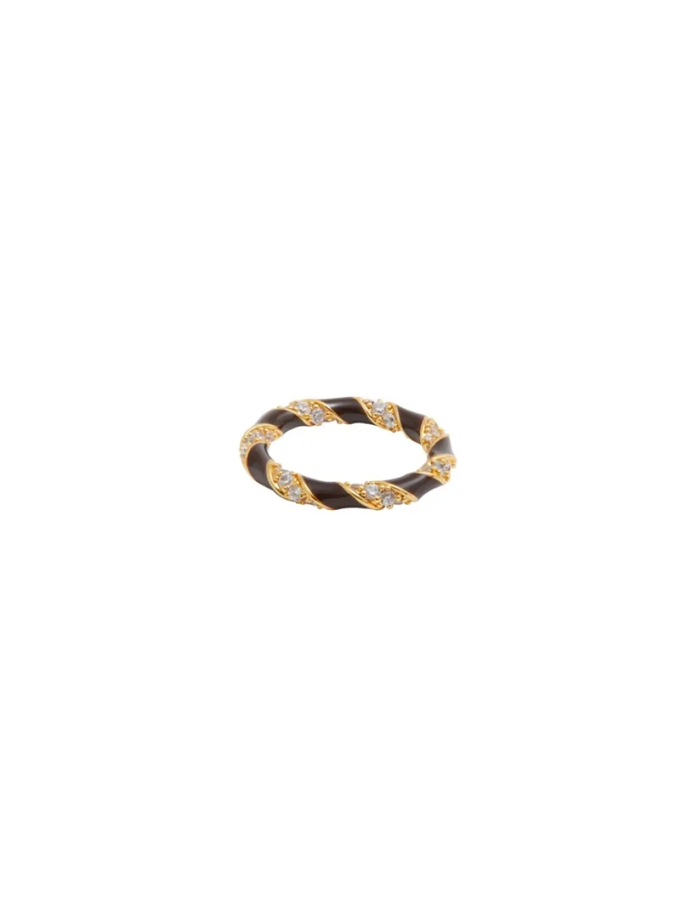 ZIMMERMANN Candy Stripe Pave Ring-Women Jewellery