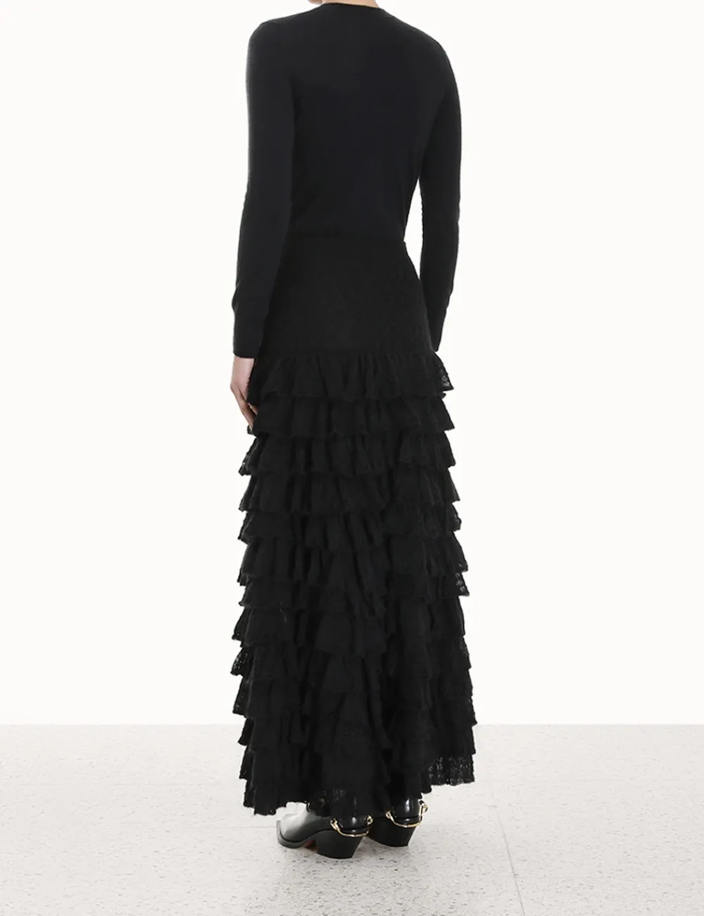 ZIMMERMANN Classic Crew Neck Sweater-Women Knitwear