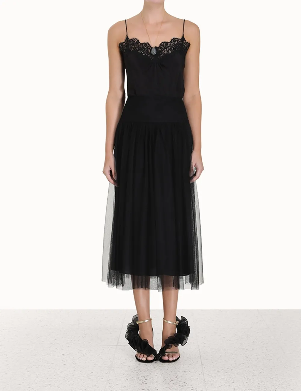 ZIMMERMANN Tulle Skirt-Women Clothing