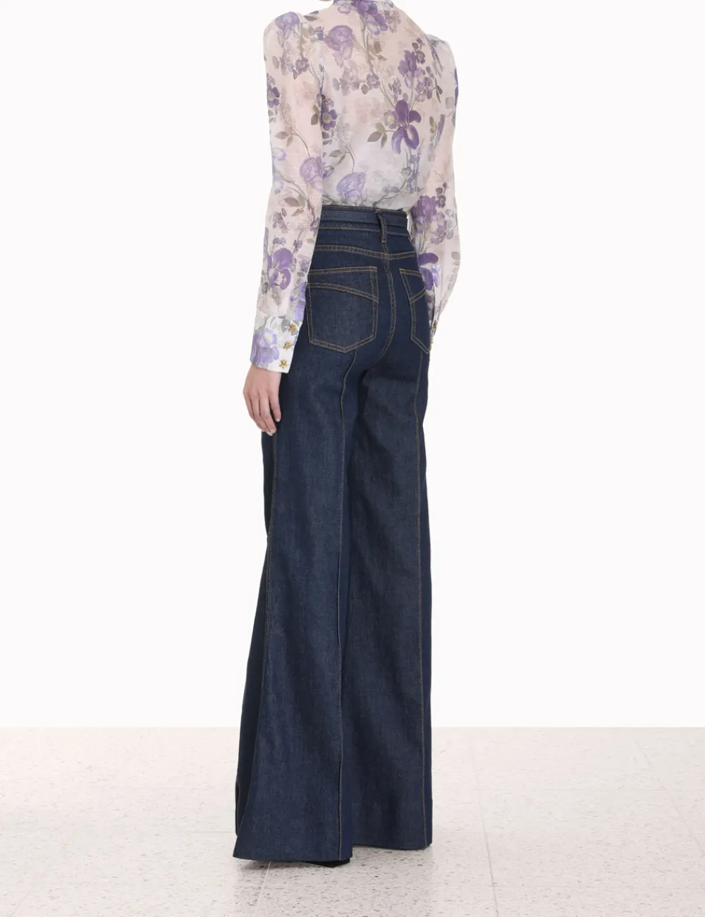 ZIMMERMANN Wide Leg Jean-Women Shorts & Pants