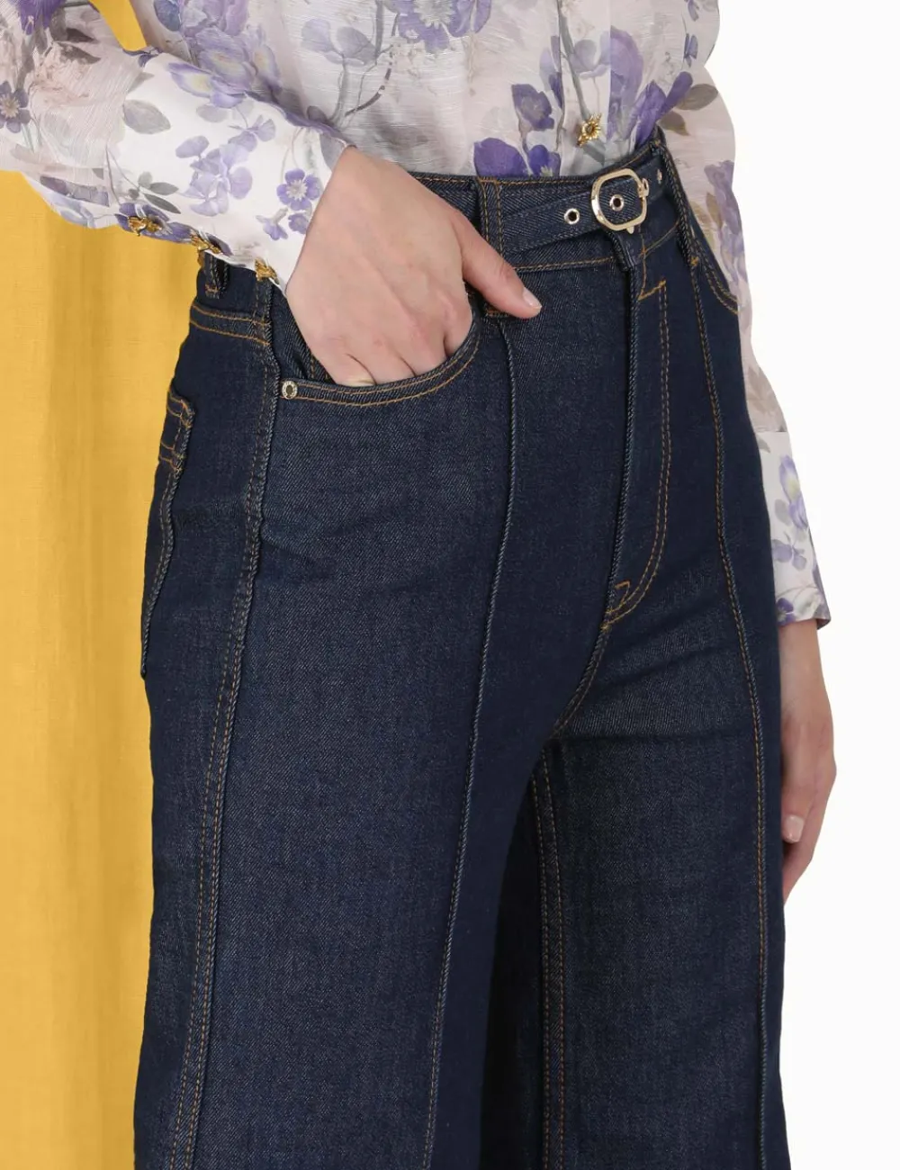 ZIMMERMANN Wide Leg Jean-Women Shorts & Pants