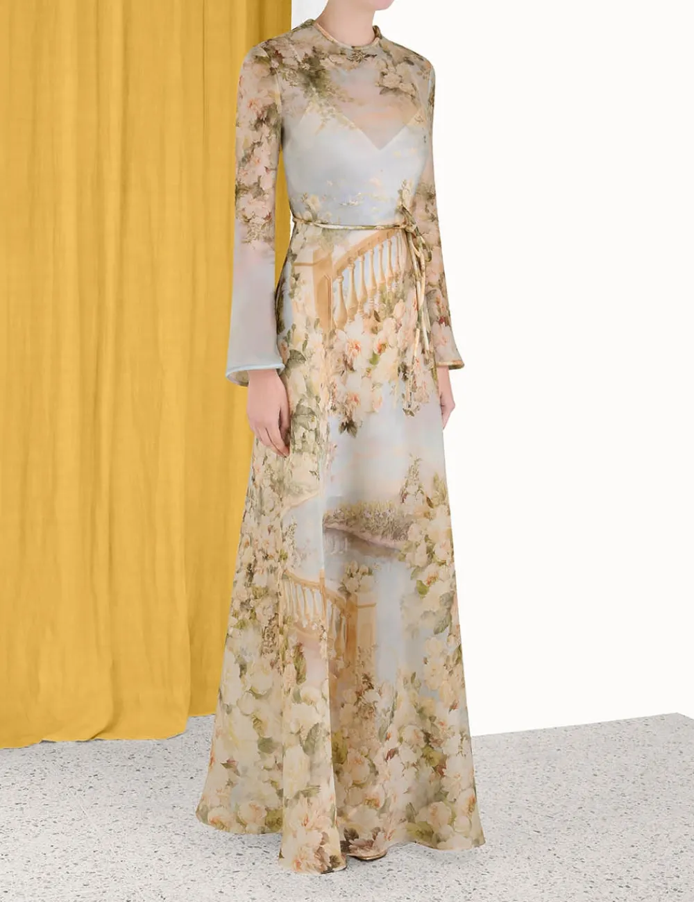 ZIMMERMANN Luminosity Bias Slip Dress-Women Luminosity