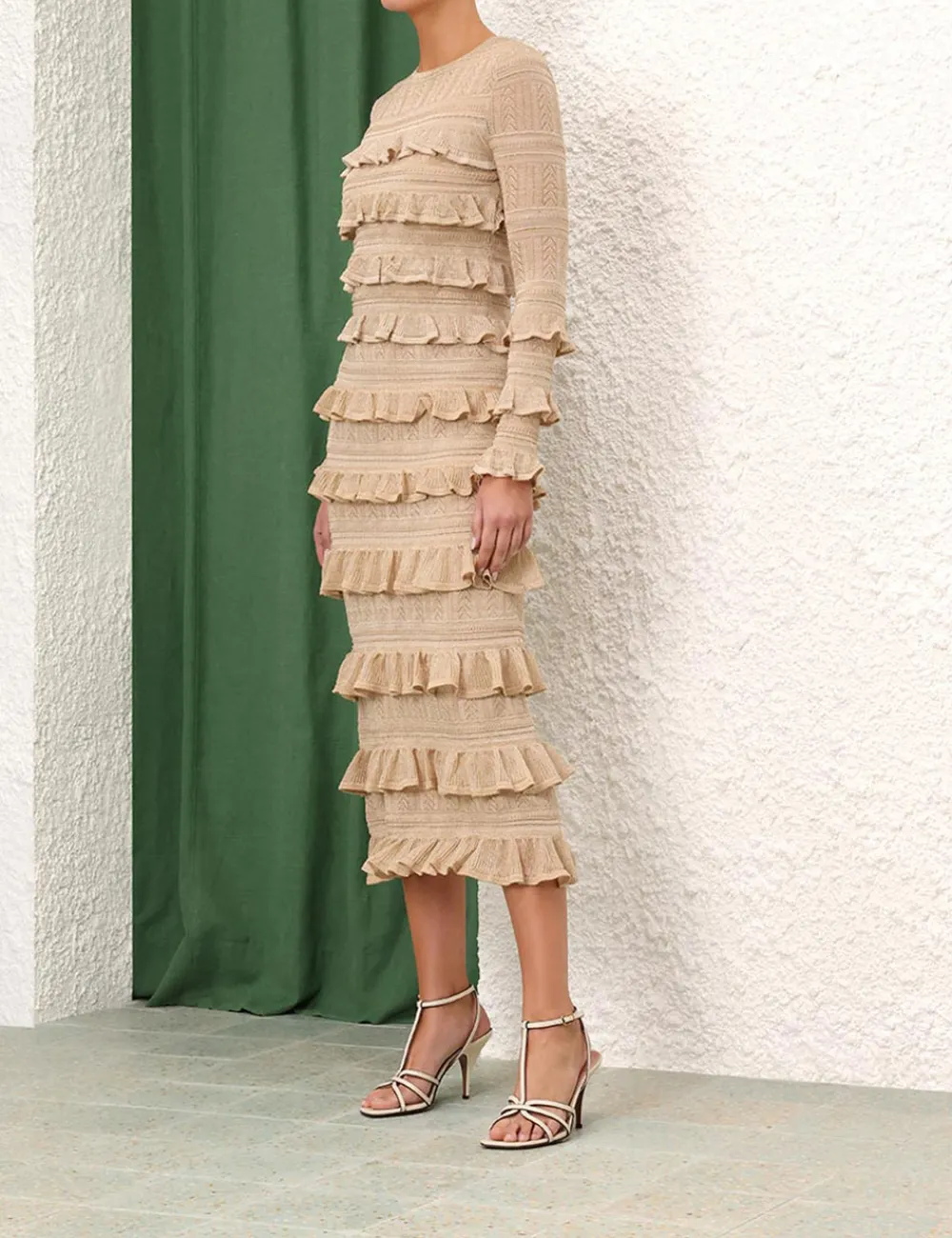 ZIMMERMANN Matchmaker Ruffle Skirt-Women Knitwear