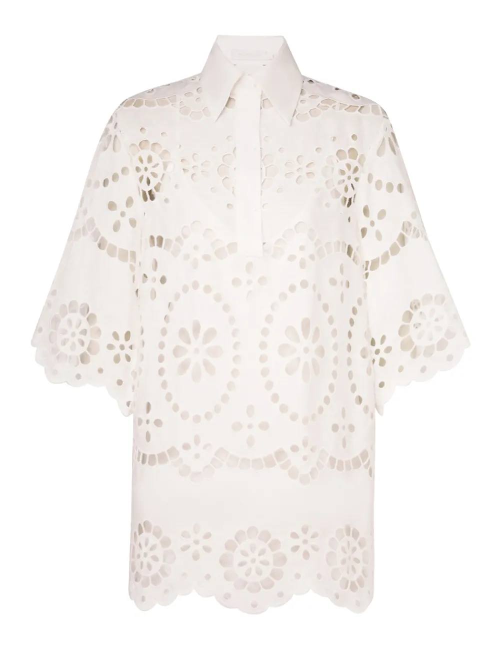 ZIMMERMANN Lexi Embroidered Tunic-Women Clothing