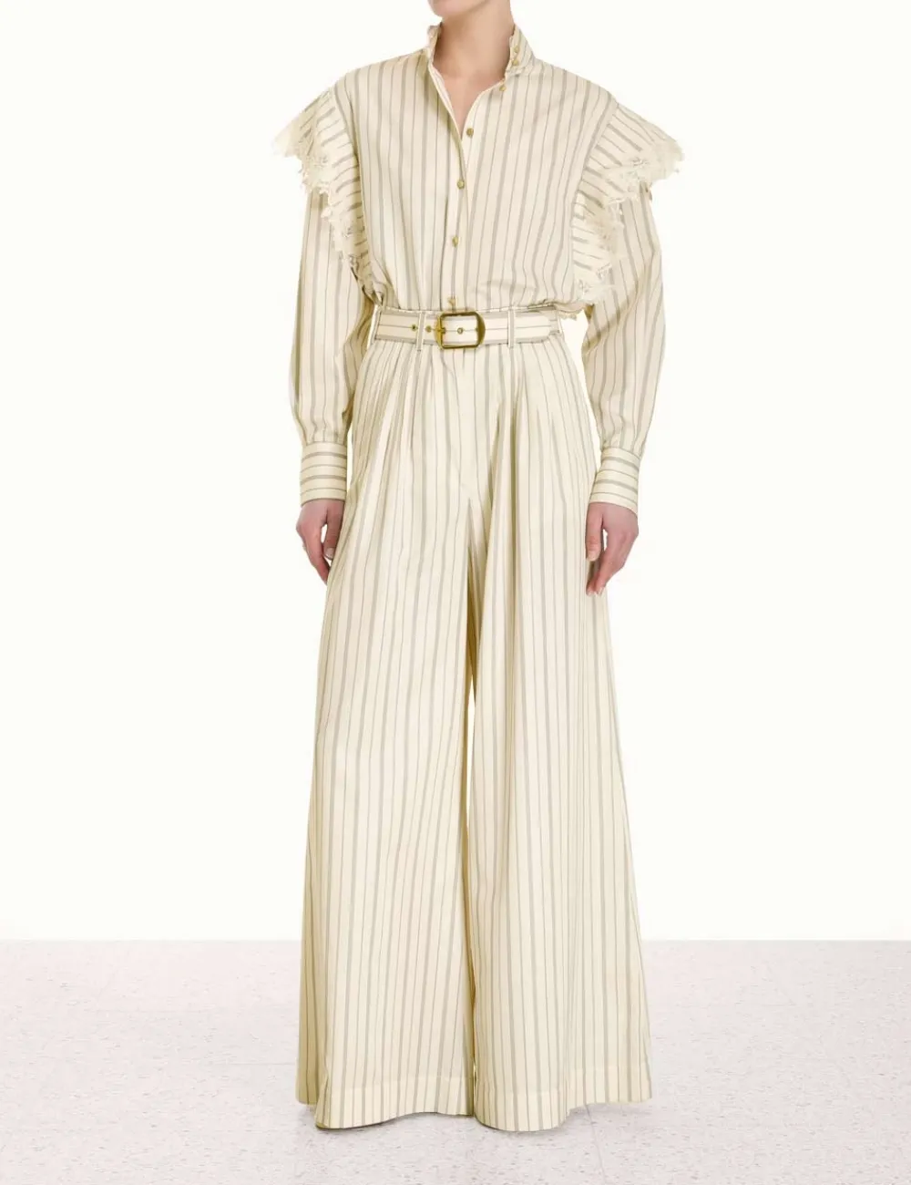 ZIMMERMANN Sensory Stripe Pant-Women Shorts & Pants