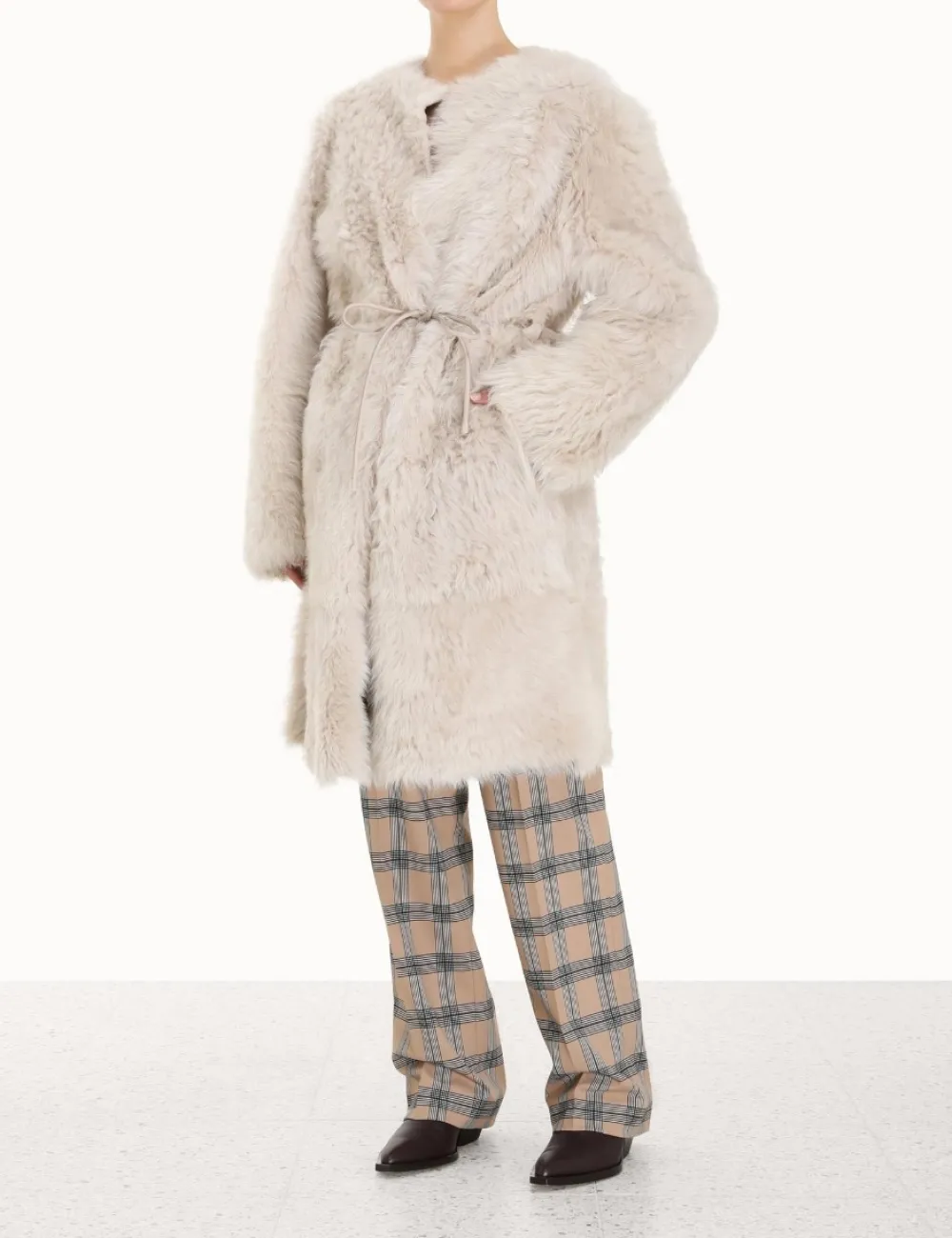 ZIMMERMANN Luminosity Shearling Coat-Women Clothing