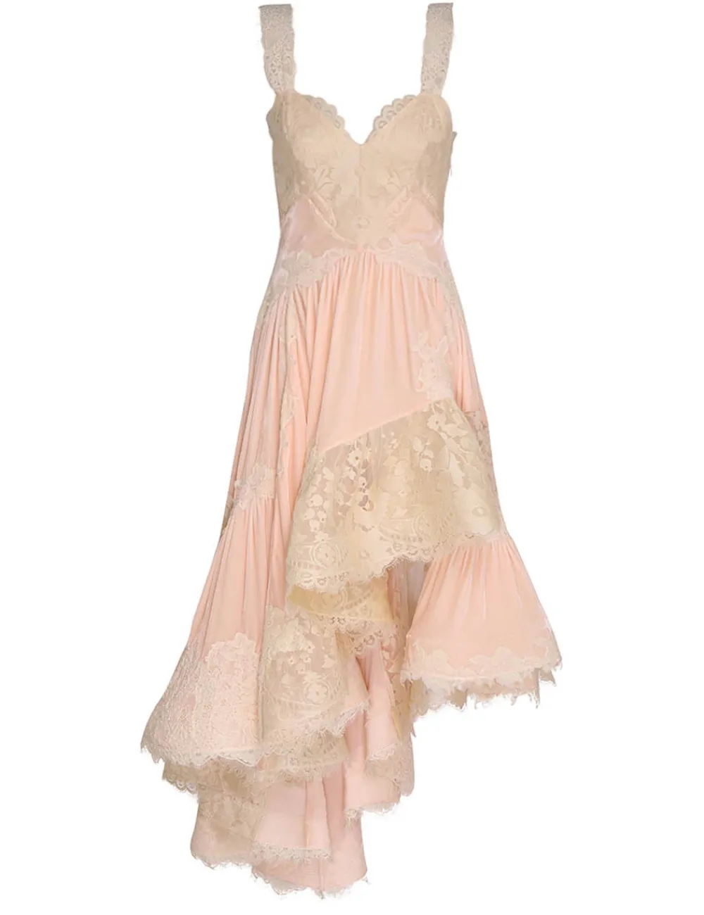 ZIMMERMANN Luminosity Velvet Lace Midi-Women Dresses