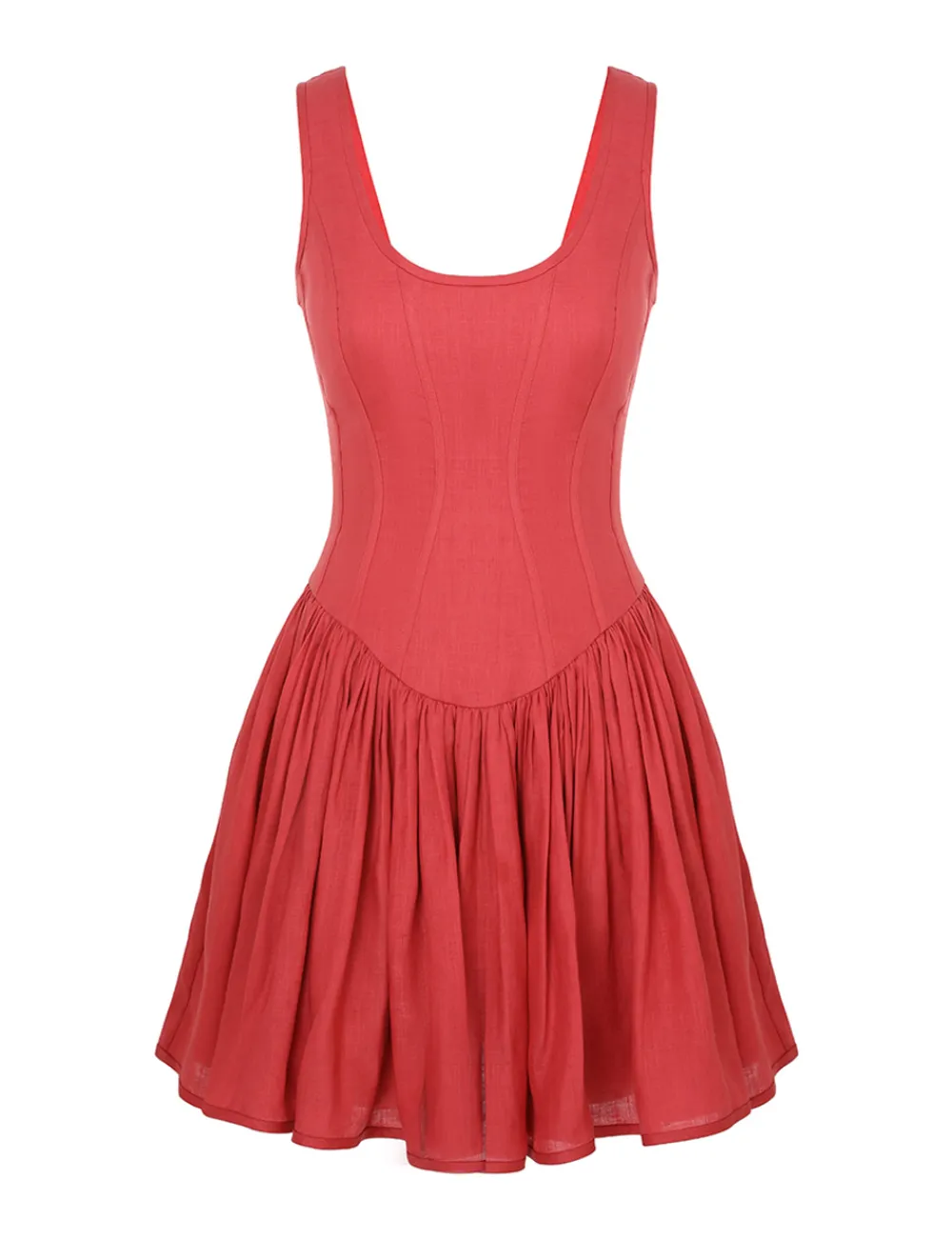 ZIMMERMANN Junie Panelled Mini Dress-Women Dresses & Coverups