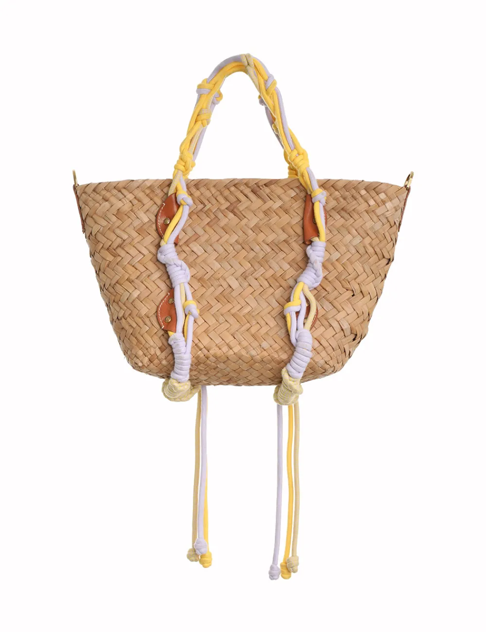 ZIMMERMANN Small Macrame Woven Basket-Women Accessories
