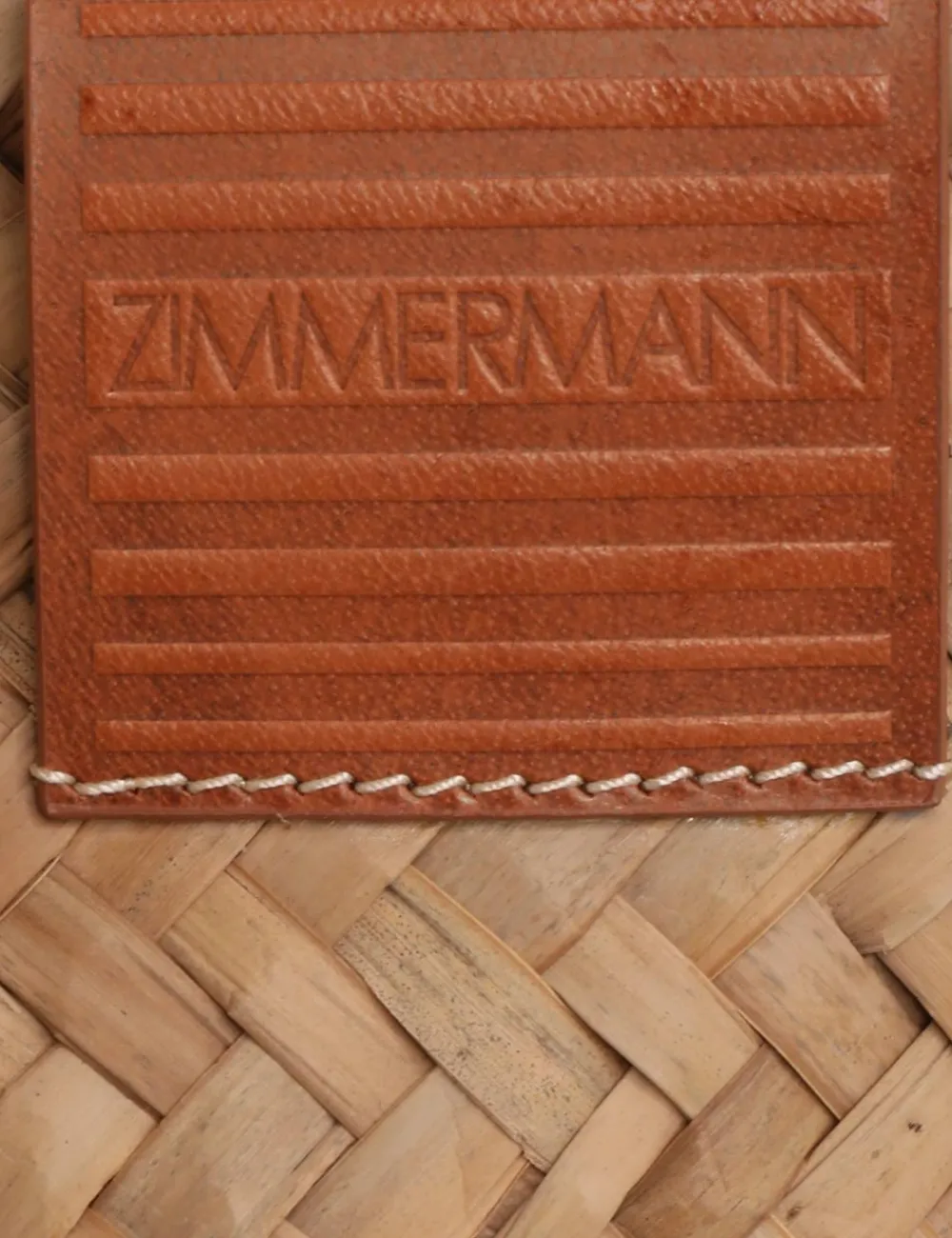 ZIMMERMANN Small Macrame Woven Basket-Women Accessories