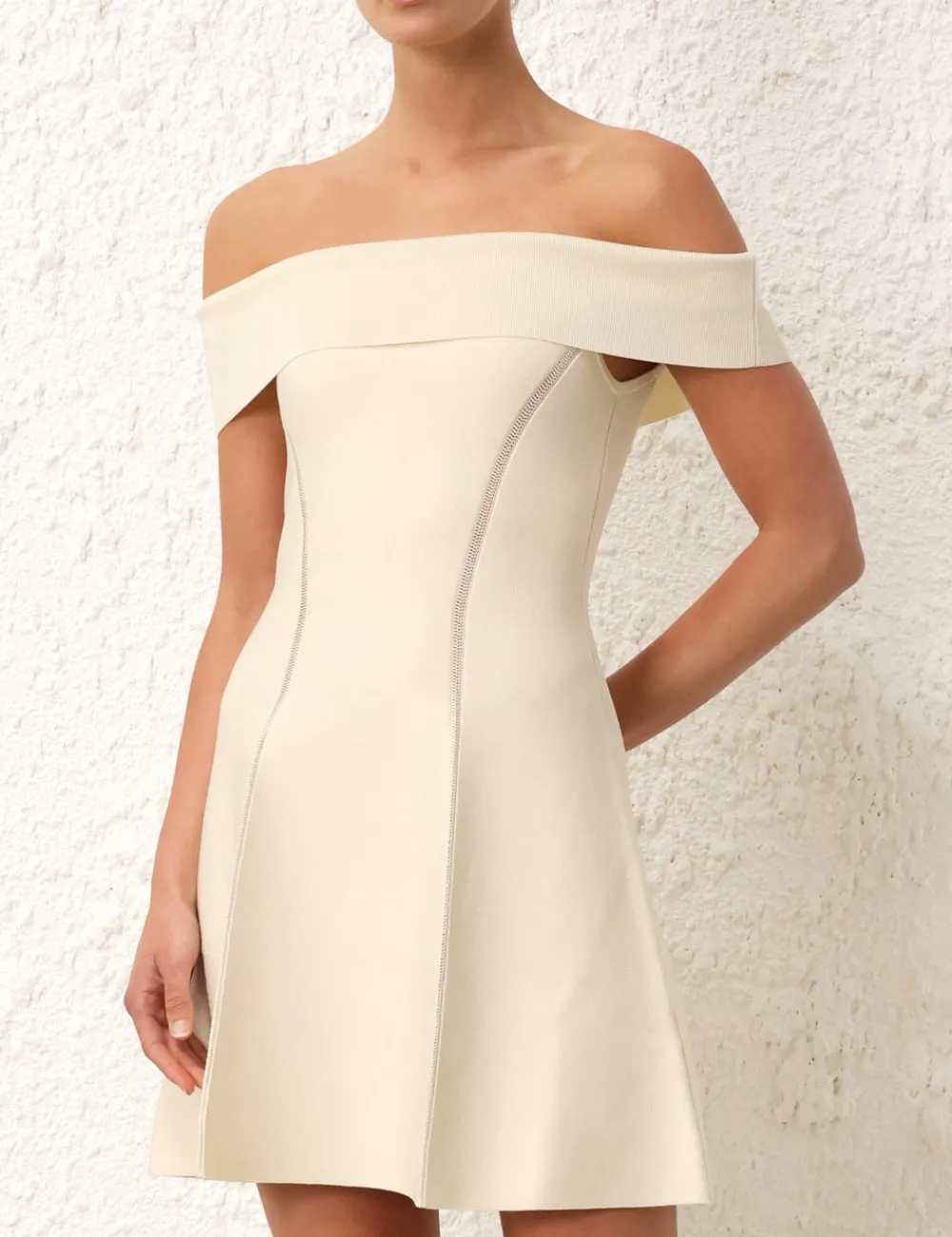 ZIMMERMANN Matchmaker Knit Panelled Mini-Women Dresses