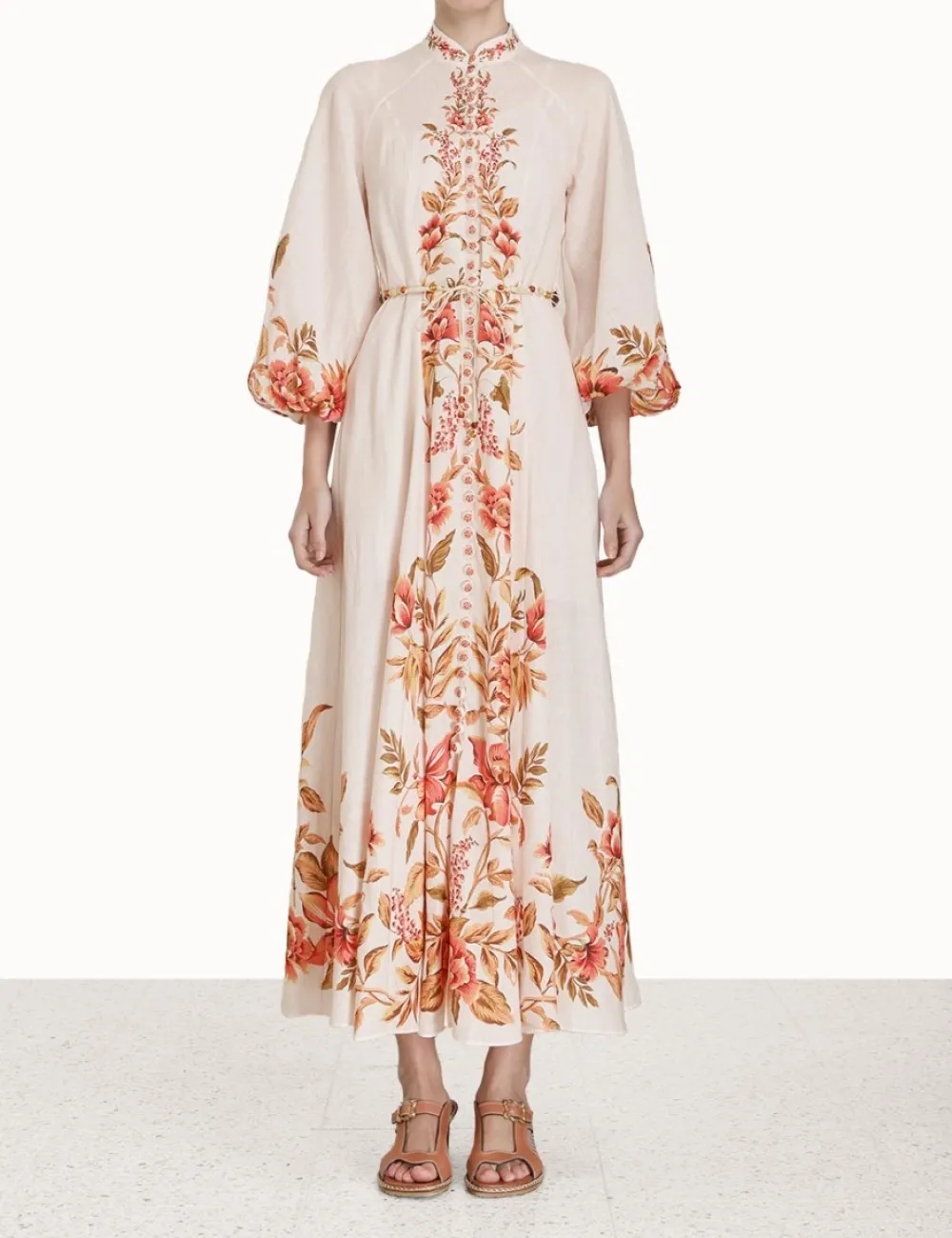 ZIMMERMANN Vacay Billow Long Dress-Women Clothing