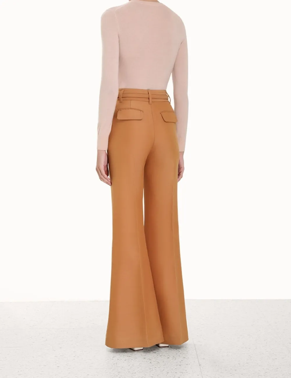 ZIMMERMANN Classic Crew Neck Sweater-Women Clothing