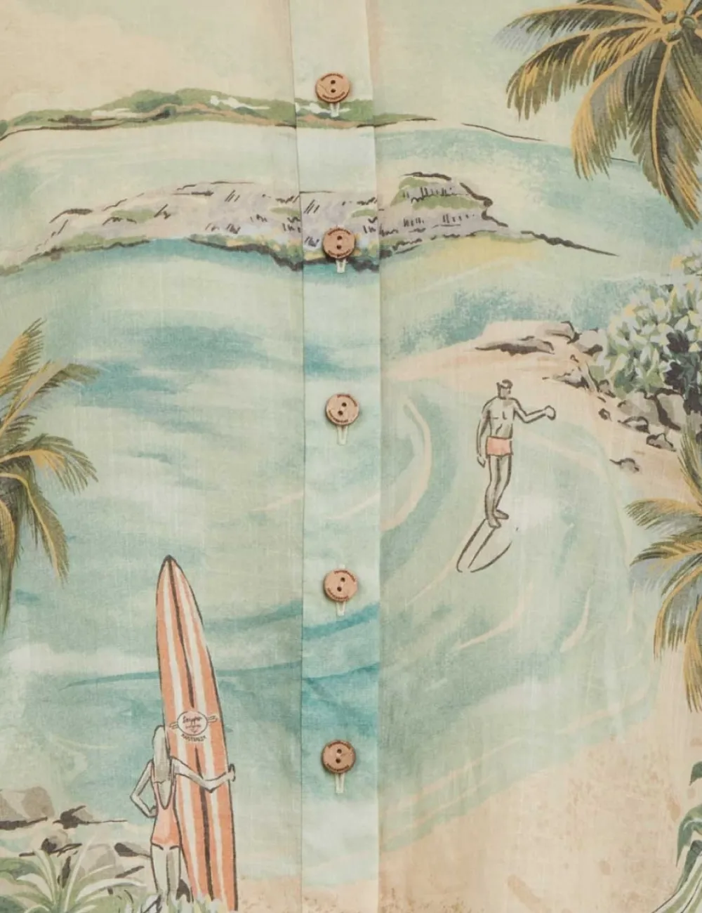 ZIMMERMANN Vacay Surf Shirt-Women Tops