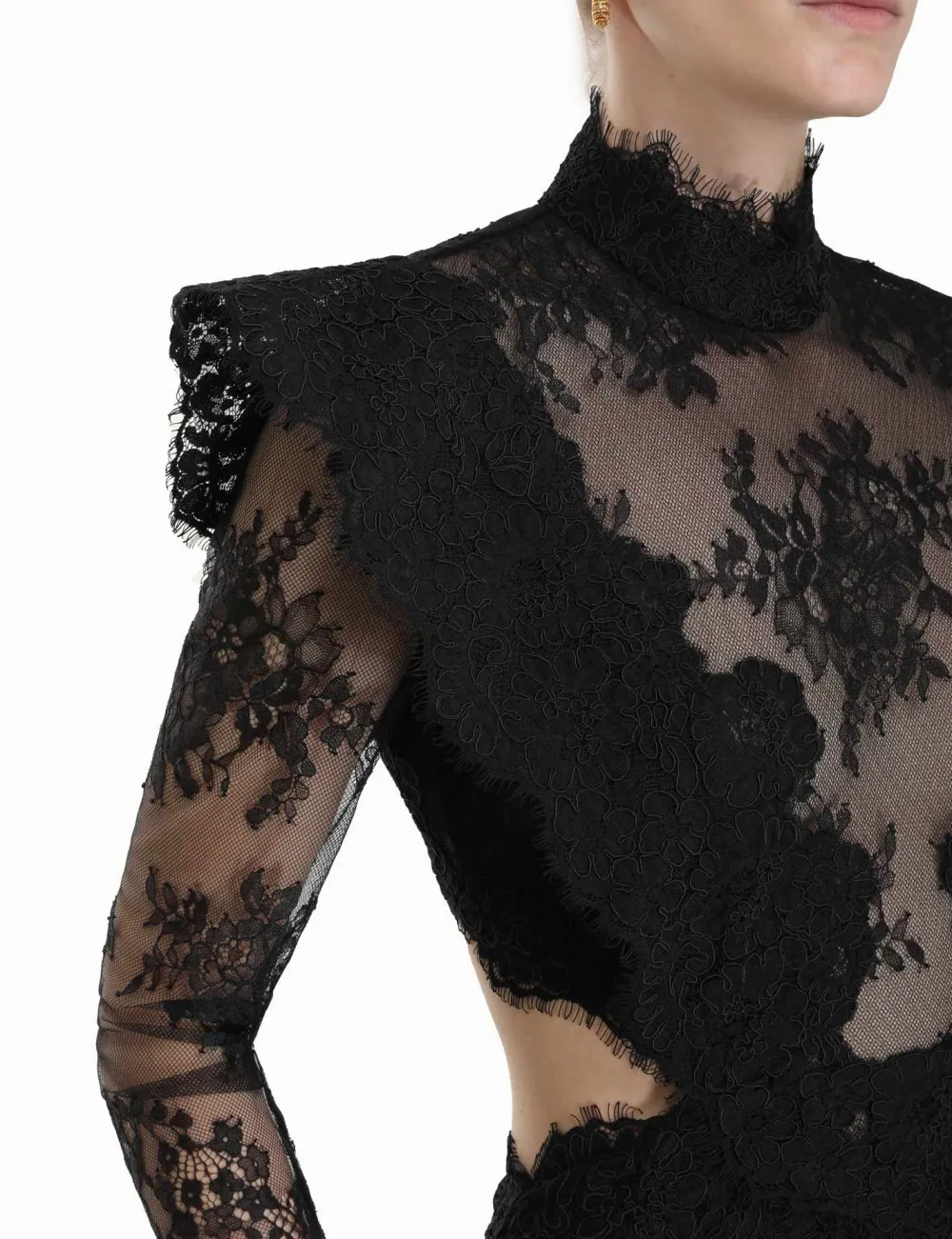 ZIMMERMANN Sensory Lace Yoke Gown-Women Dresses