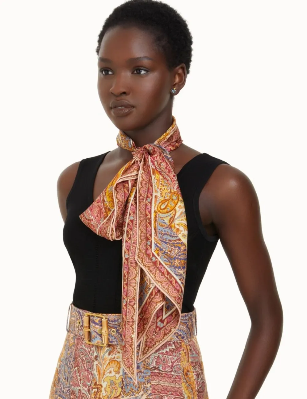 ZIMMERMANN Silk Neck Scarf-Women Luminosity
