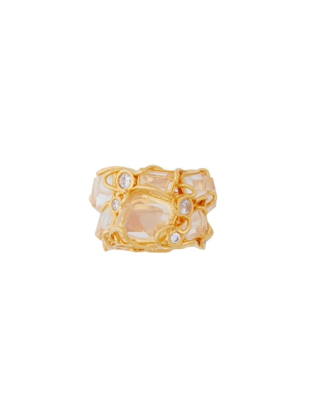 ZIMMERMANN Crystal Swirl Ring-Women Form & Light