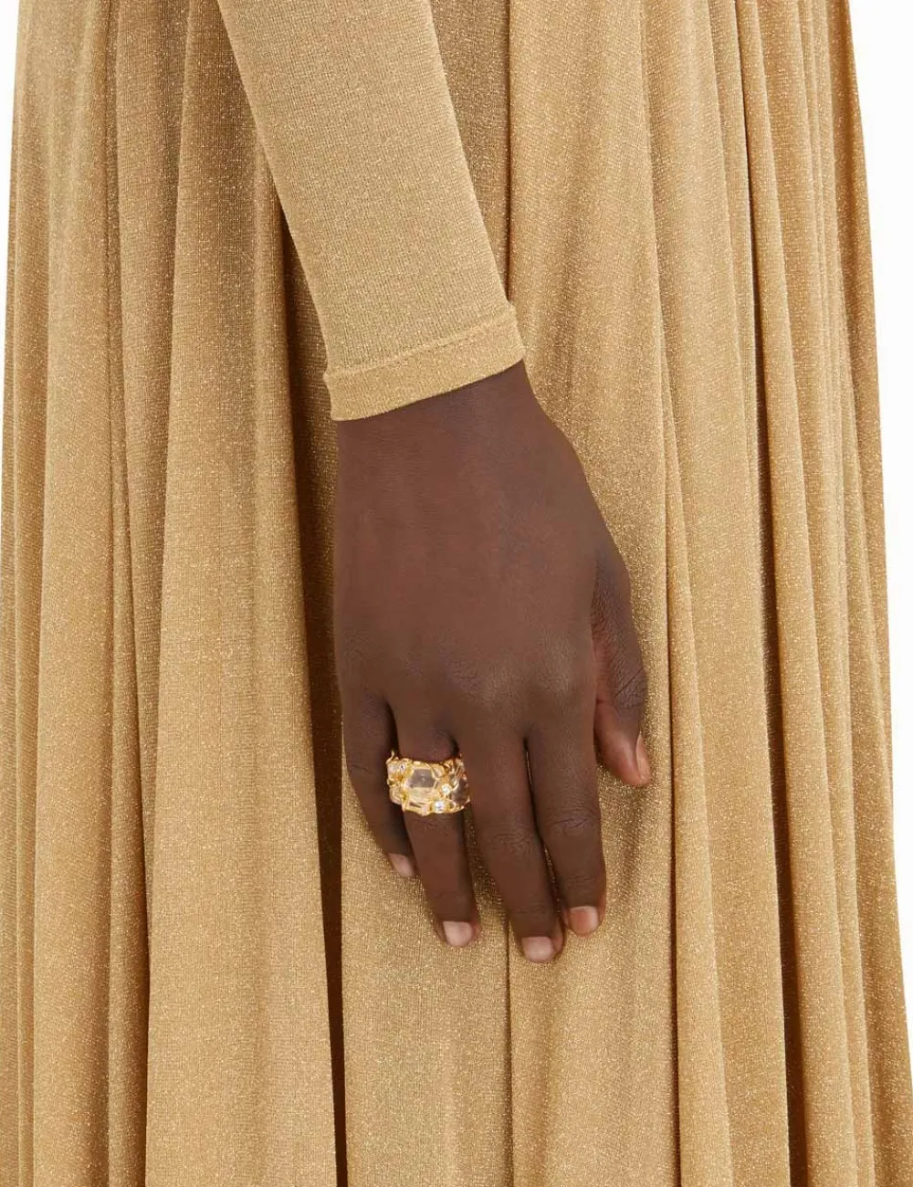 ZIMMERMANN Crystal Swirl Ring-Women Form & Light