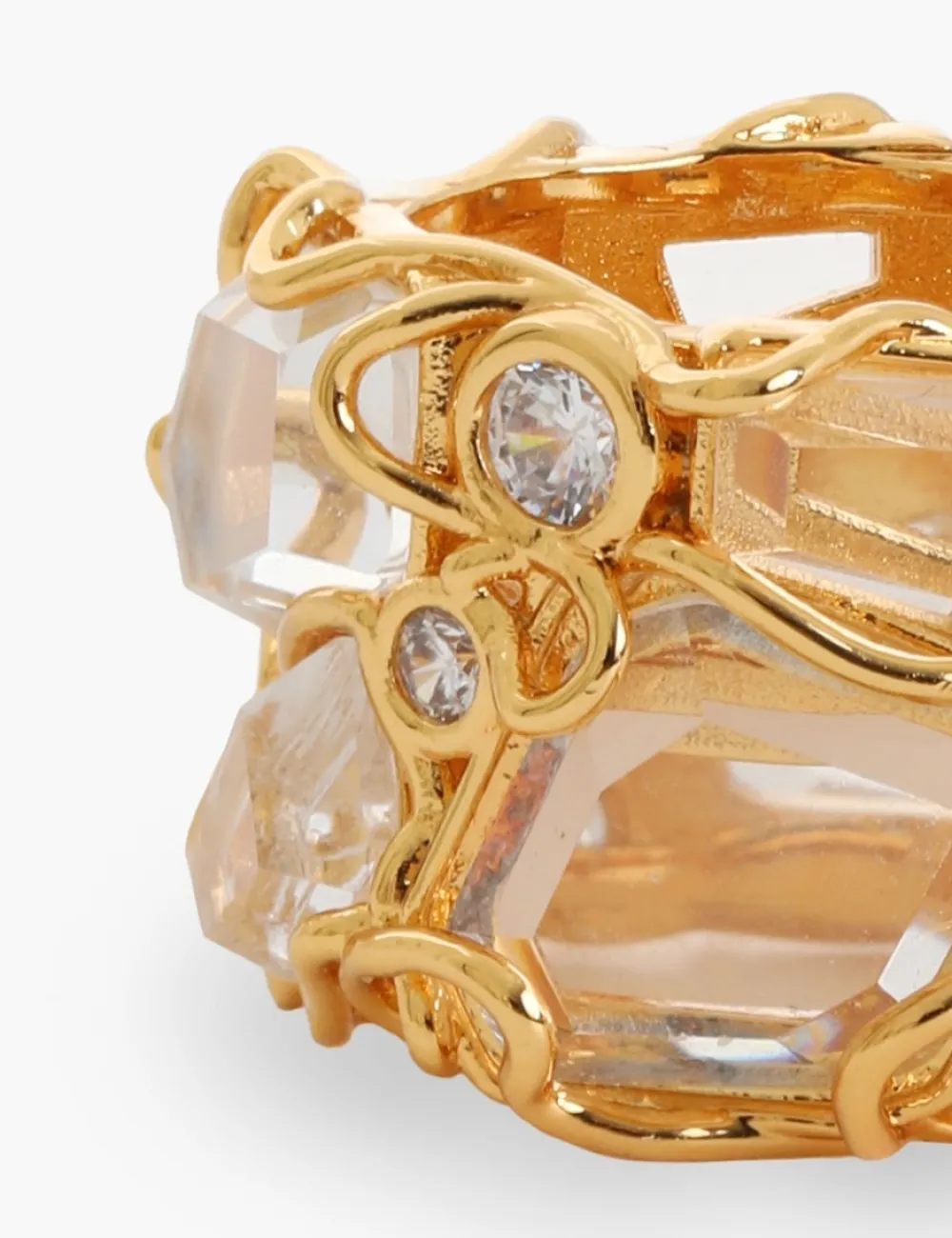 ZIMMERMANN Crystal Swirl Ring-Women Form & Light