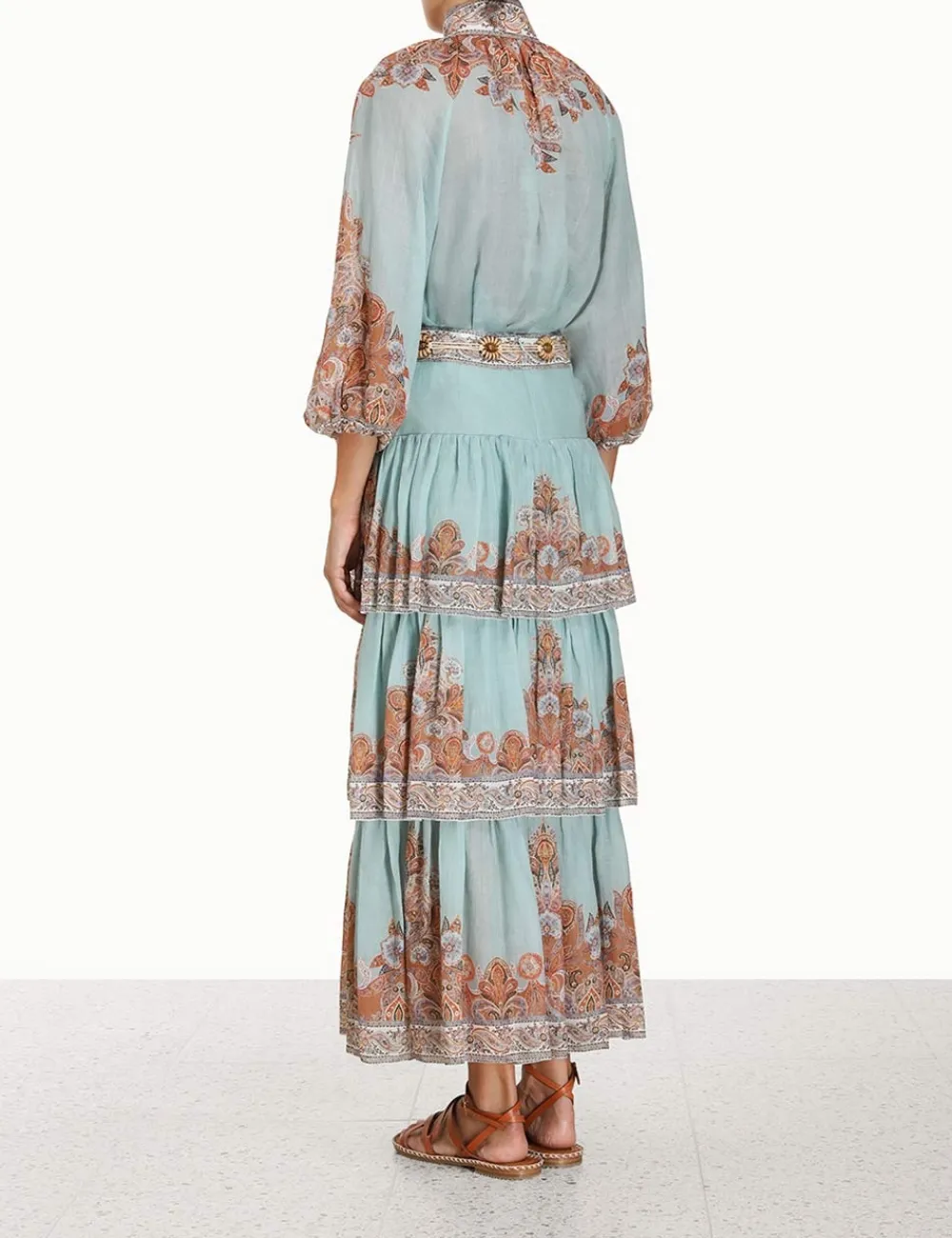 ZIMMERMANN Devi Billow Blouse-Women Tops