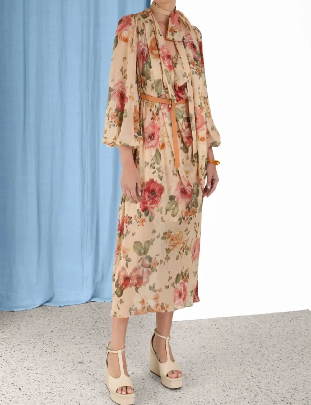 ZIMMERMANN Luminosity Billow Dress-Women Dresses