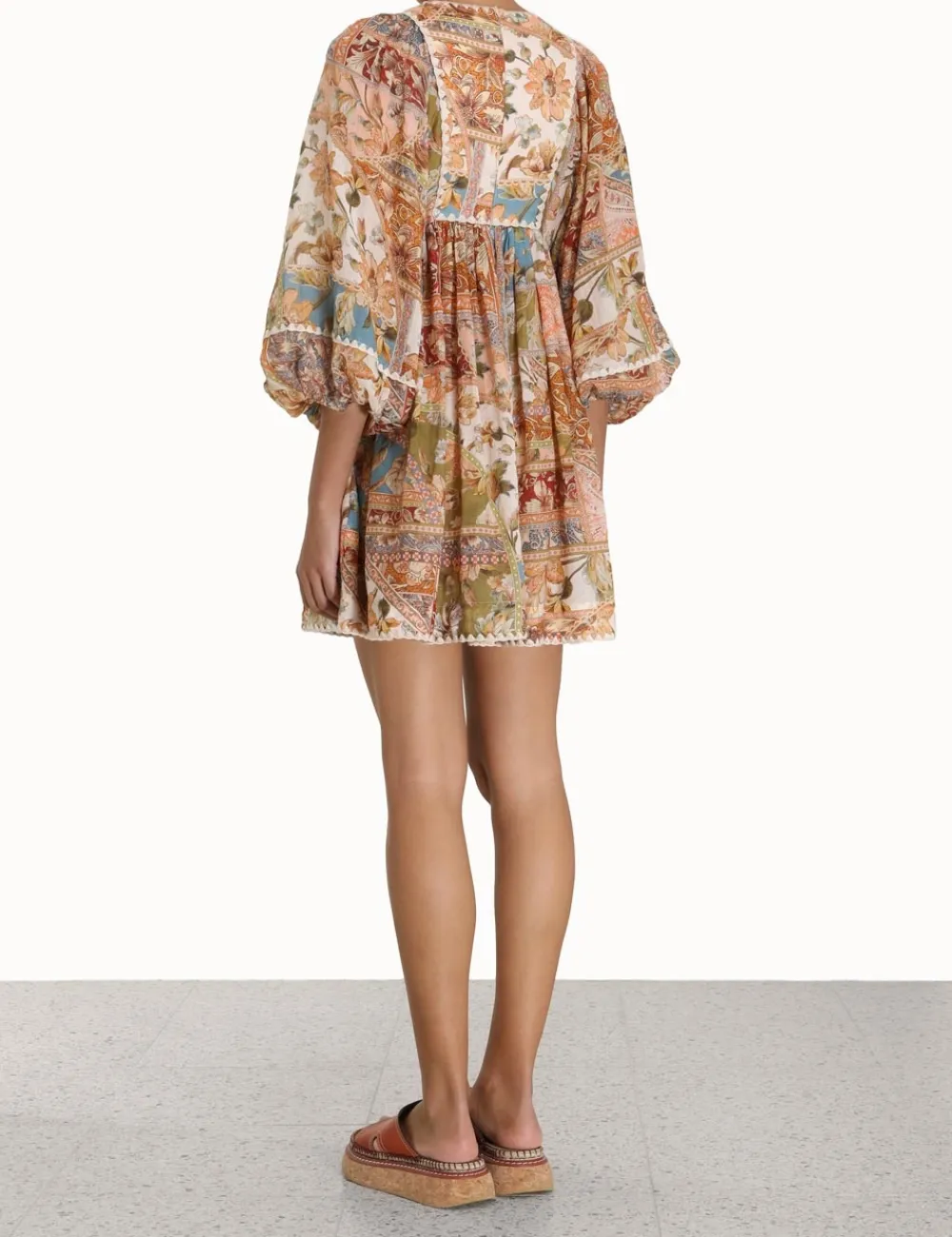ZIMMERMANN Chintz Billow Mini Dress-Women Clothing
