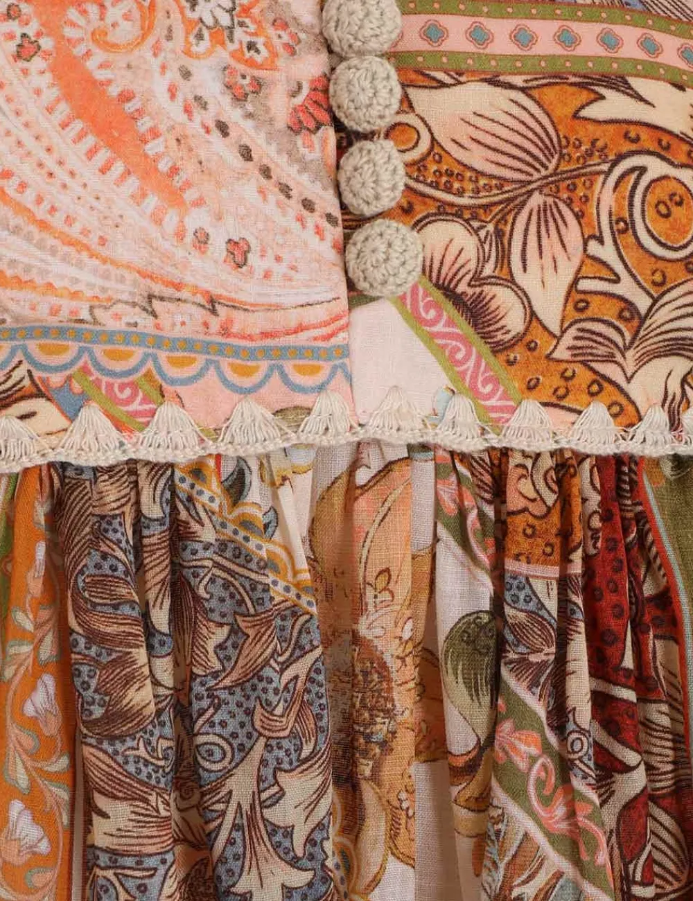 ZIMMERMANN Chintz Billow Mini Dress-Women Clothing