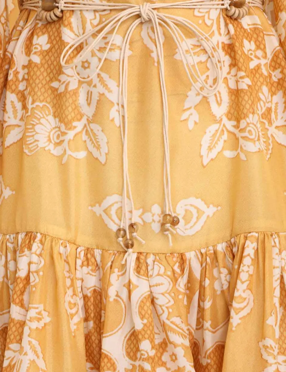 ZIMMERMANN Raie Tiered Billow Mini Dress-Women Clothing