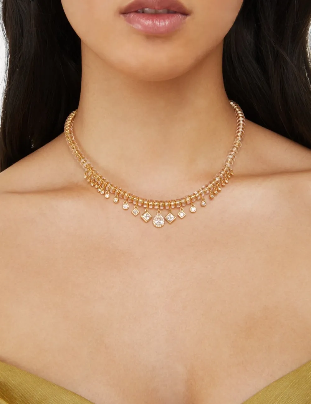 ZIMMERMANN Crystal Beads Necklace-Women Accessories