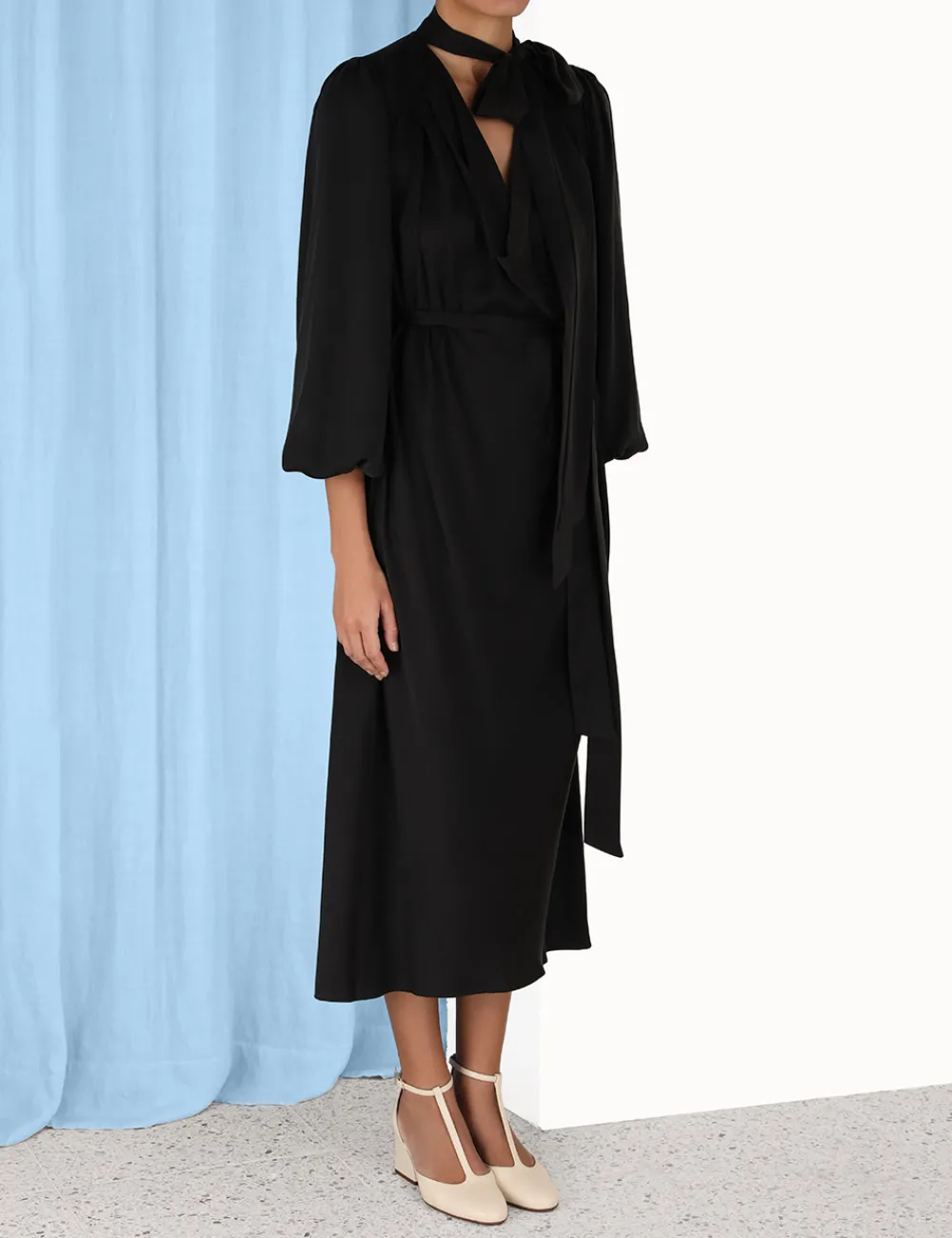 ZIMMERMANN Silk Billow Dress-Women Clothing