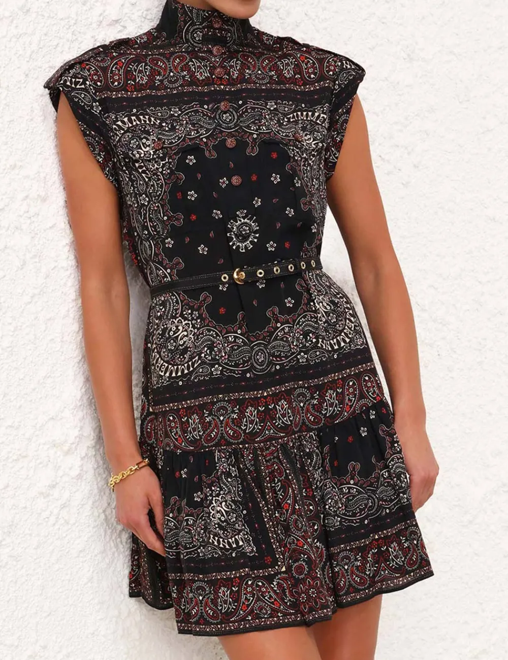 ZIMMERMANN Utility Mini Dress-Women Dresses