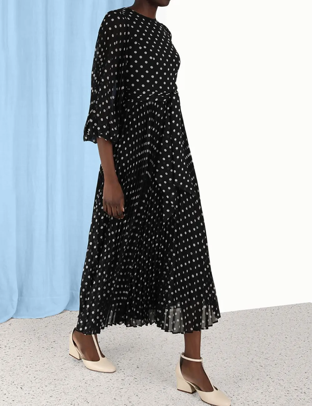 ZIMMERMANN Sunray Long Sleeve Midi-Women Clothing