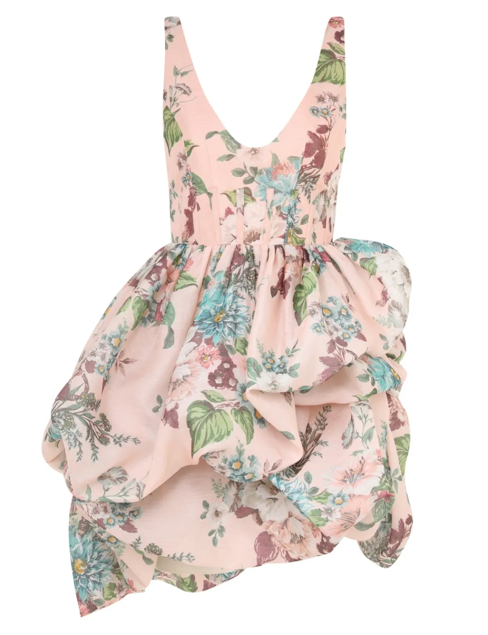 ZIMMERMANN Matchmaker Drape Mini Dress-Women Dresses