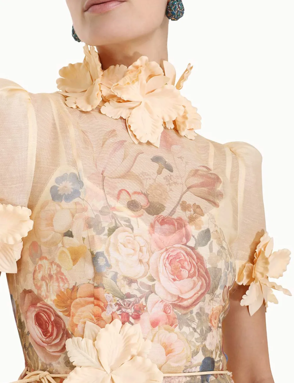 ZIMMERMANN Luminosity Liftoff Flower Mini-Women Dresses