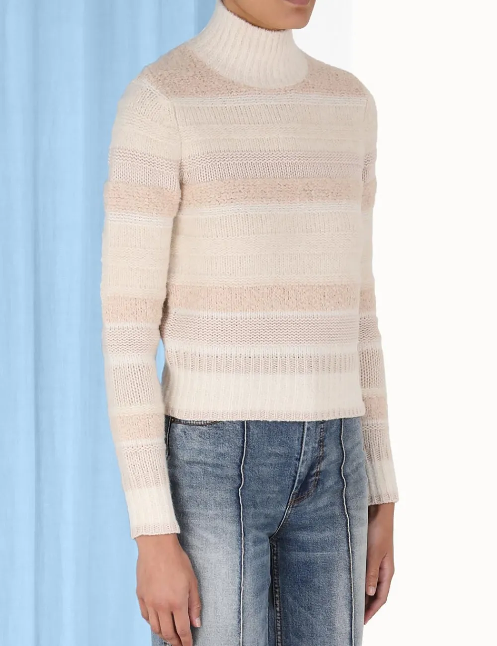 ZIMMERMANN Lyrical Stripe Sweater-Women Knitwear