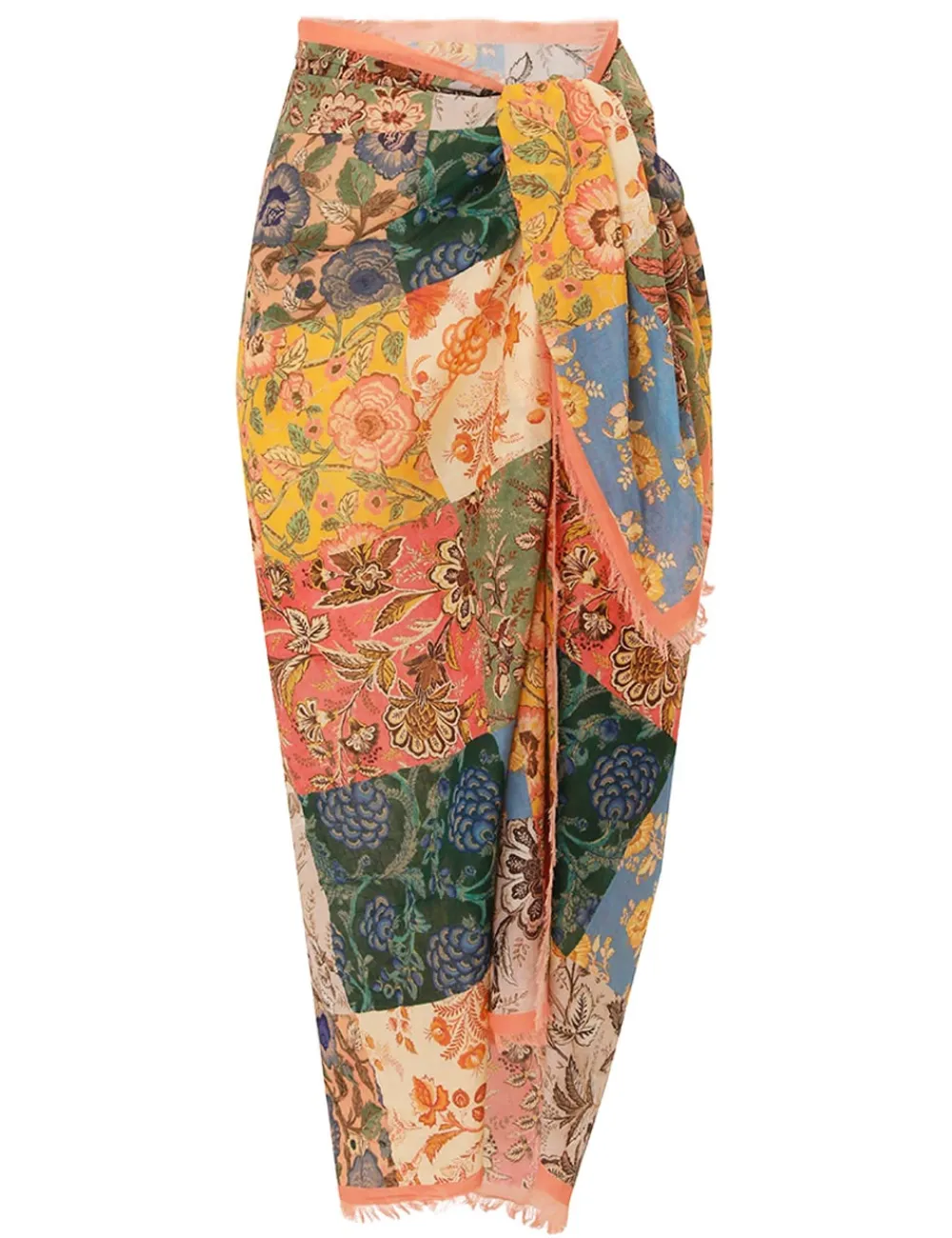 ZIMMERMANN Printed Cotton Pareo-Women Towels & Pareos