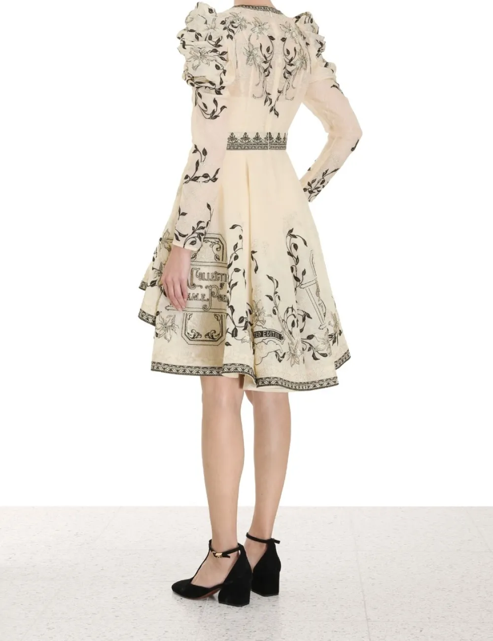 ZIMMERMANN Lyrical Embroidery Mini Dress-Women Luminosity