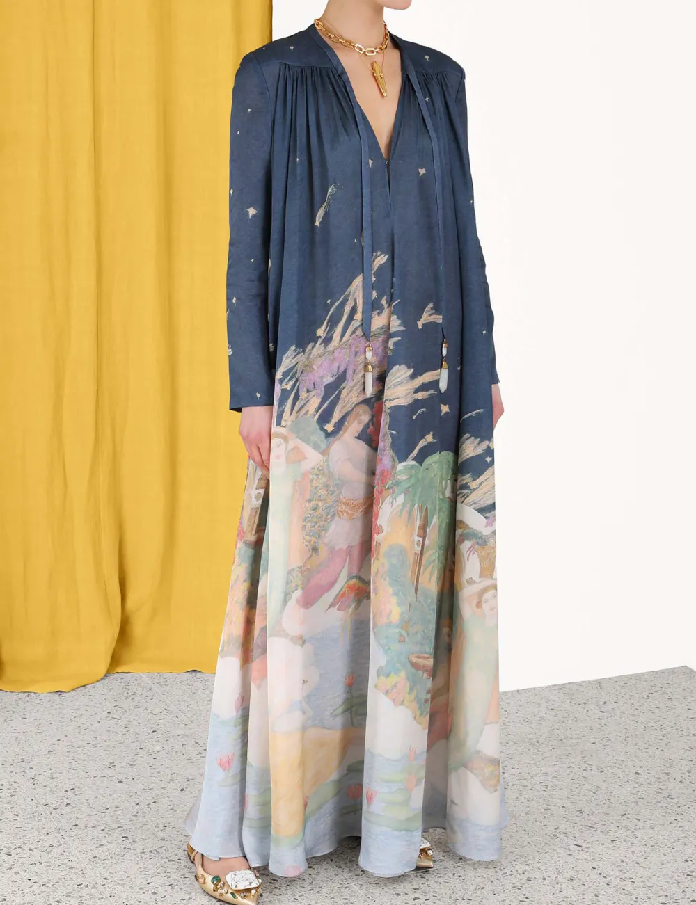 ZIMMERMANN Lyrical Sheath Dress-Women Clothing