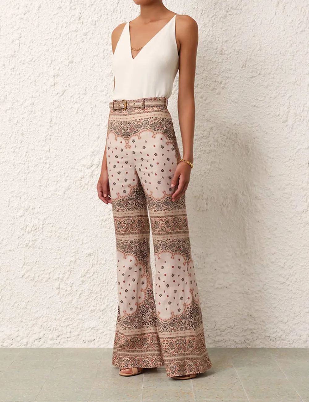 ZIMMERMANN Wide Leg Pant-Women Shorts & Pants