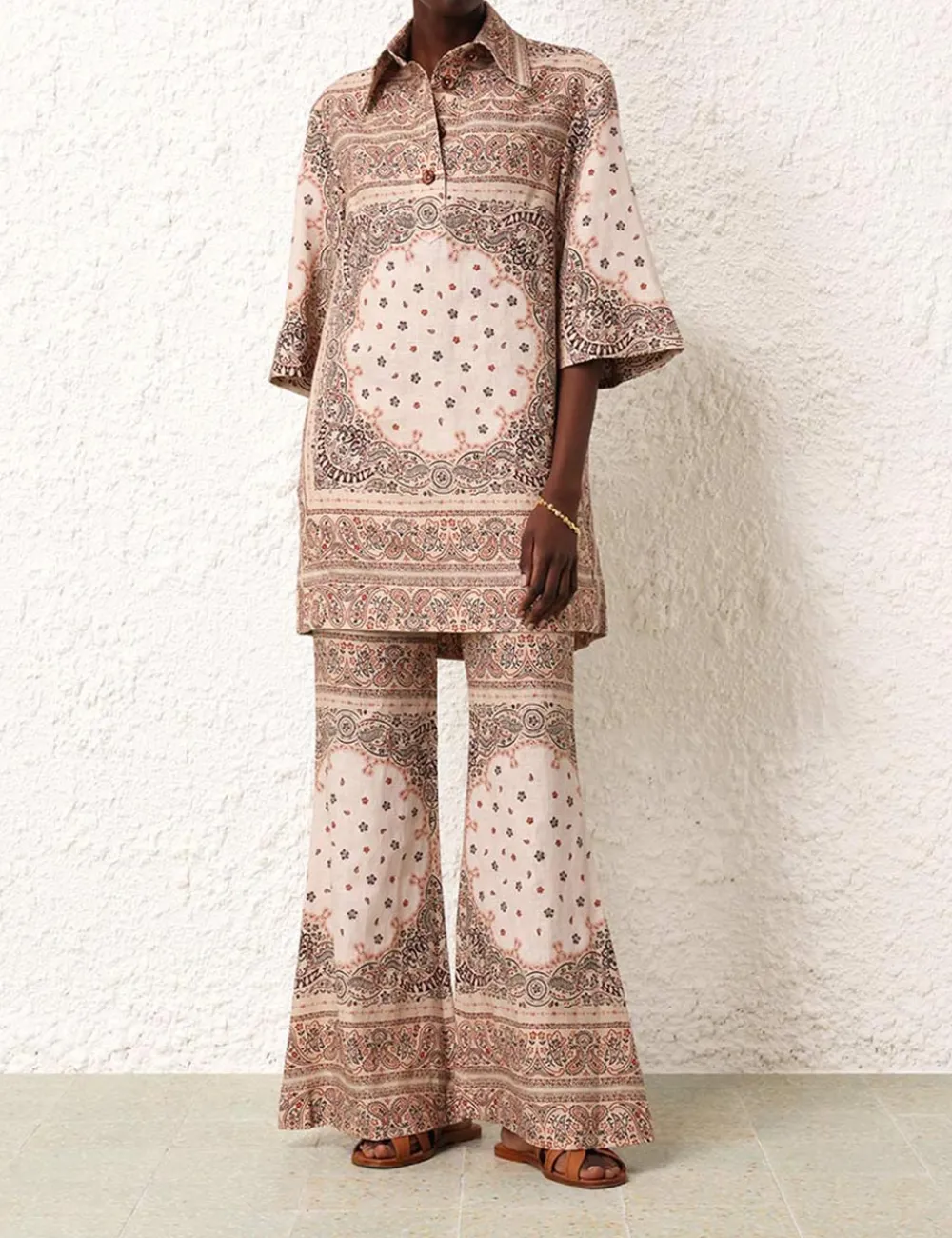 ZIMMERMANN Wide Leg Pant-Women Shorts & Pants