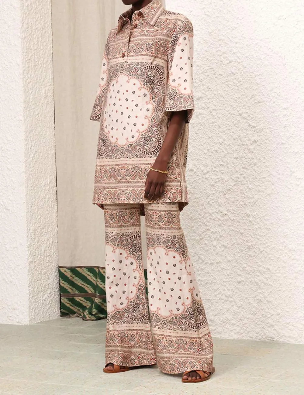 ZIMMERMANN Wide Leg Pant-Women Shorts & Pants