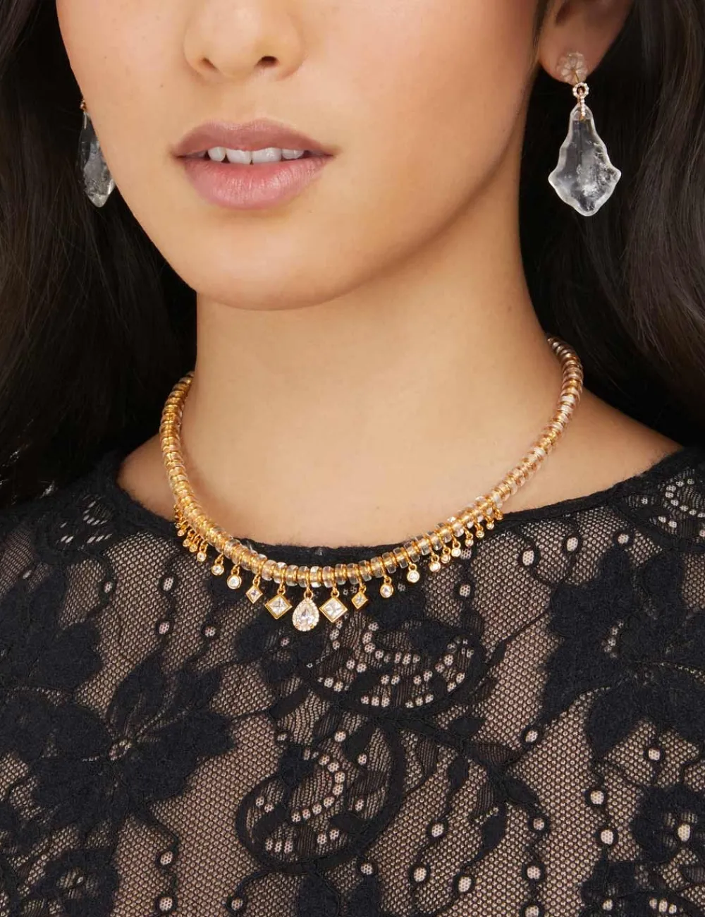 ZIMMERMANN Crystal Chandelier Earrings-Women Earrings