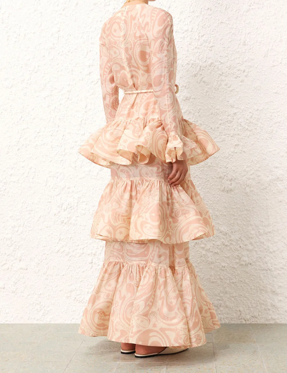 ZIMMERMANN Matchmaker V Neck Gown-Women Dresses