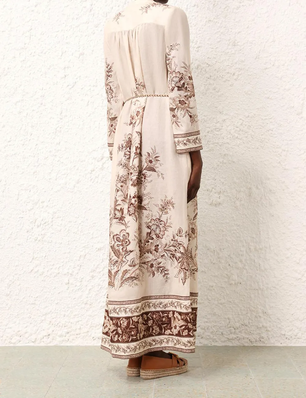 ZIMMERMANN Junie Long Sleeve Maxi Dress-Women Dresses & Coverups