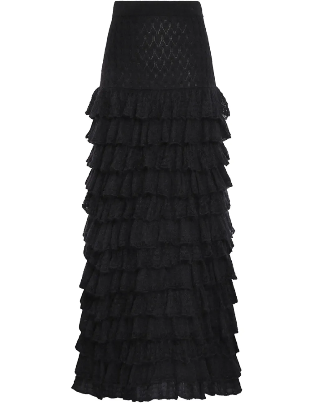 ZIMMERMANN Luminosity Lace Frill Skirt-Women Luminosity