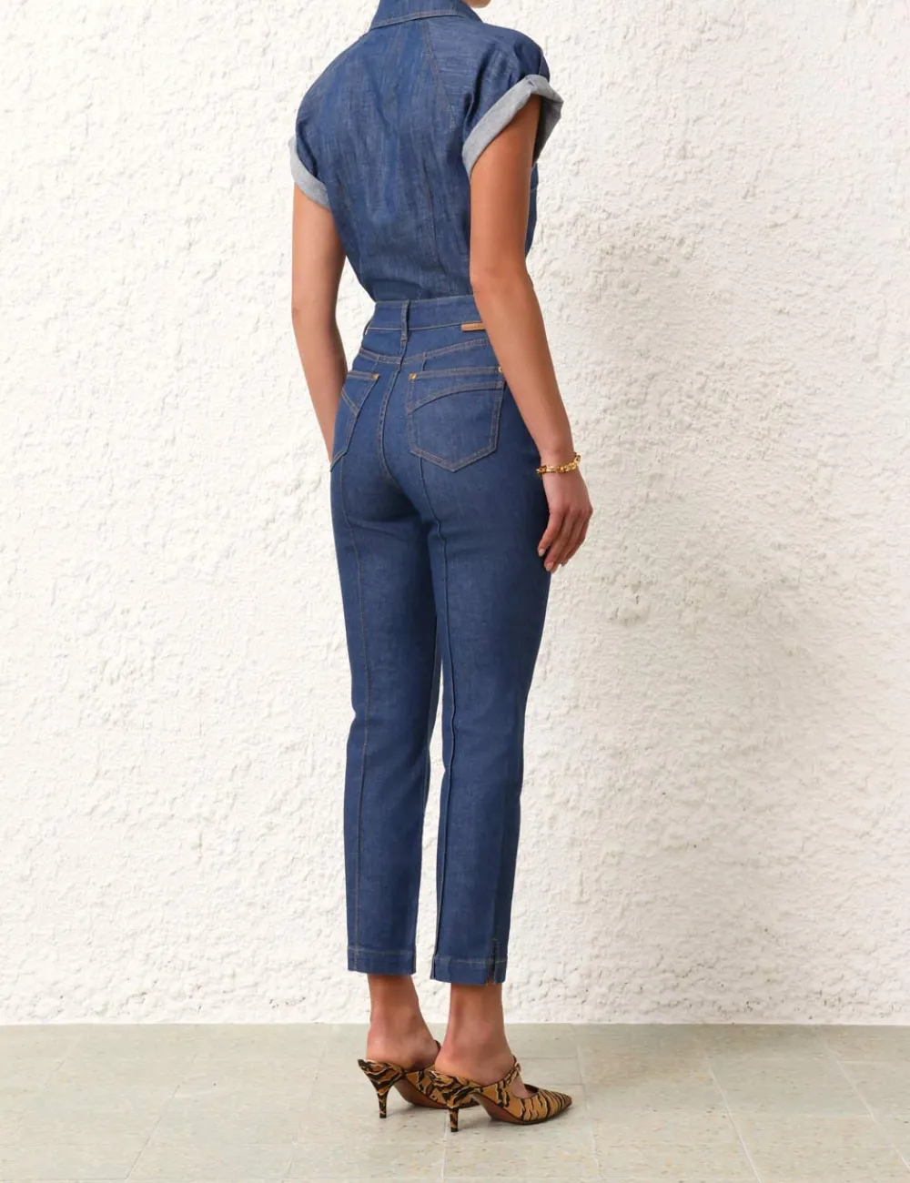 ZIMMERMANN Matchmaker Capri Jean-Women Denim