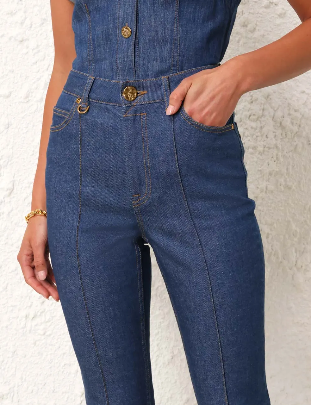 ZIMMERMANN Matchmaker Capri Jean-Women Denim